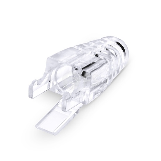 RJ45 Connector Cat6 UTP & Clear Boot F&S
