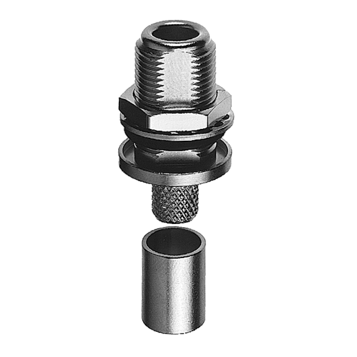 N Bulkhead Crimp LMR400 b Industries