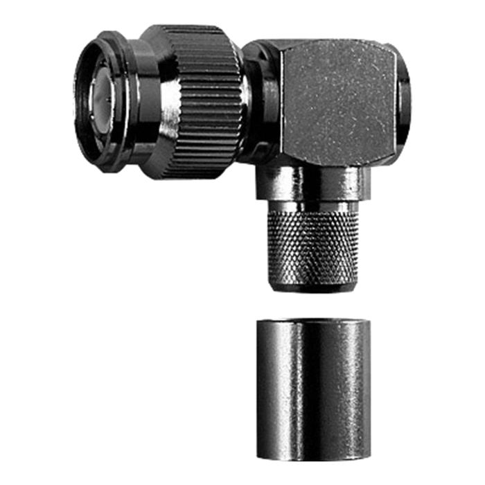 TNC Angle Plug Crimp LMR400 b Industries