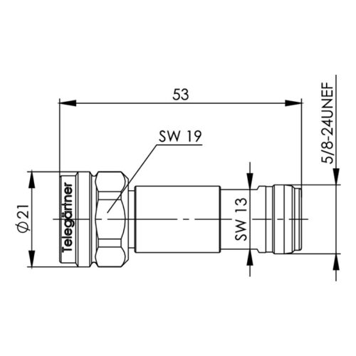 N-type Male to Female Attenuator