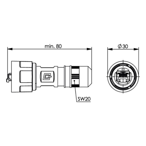 Telegärtner STX V1 Plug Set RJ45 Cat6A - Image 2