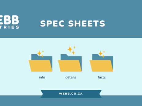 WEBB Spec Sheets